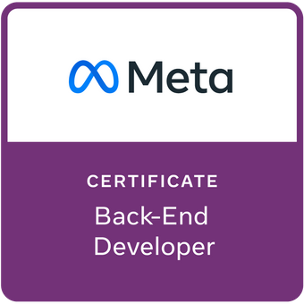 Viral Jain Meta Back-End Developer Certificate